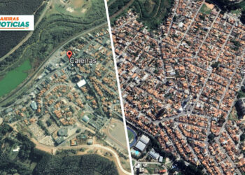 20 anos de mudanças! Confira as imagens de Satélite de Caieiras em 2003 e 2023