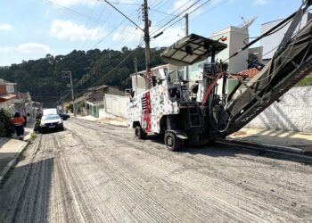 Prefeitura de Caieiras inicia recapeamento da Rua São Paulo