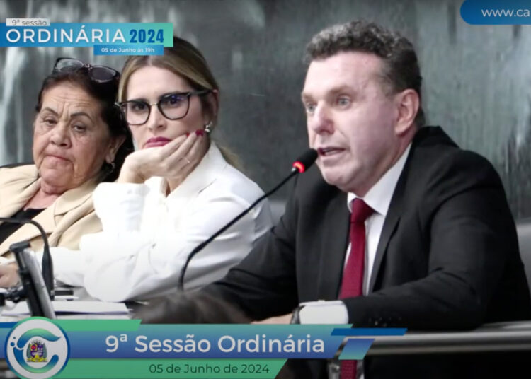 Foto: Reprodução/Câmara Municipal de Caieiras.