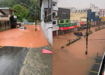 Chuva causa transtornos em Caieiras nesta quarta-feira (06)