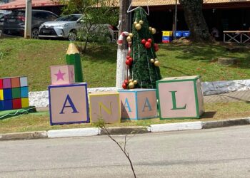 Mais uma vez, decoração de Natal da Prefeitura de Caieiras chama atenção por motivo inusitado. Veja.