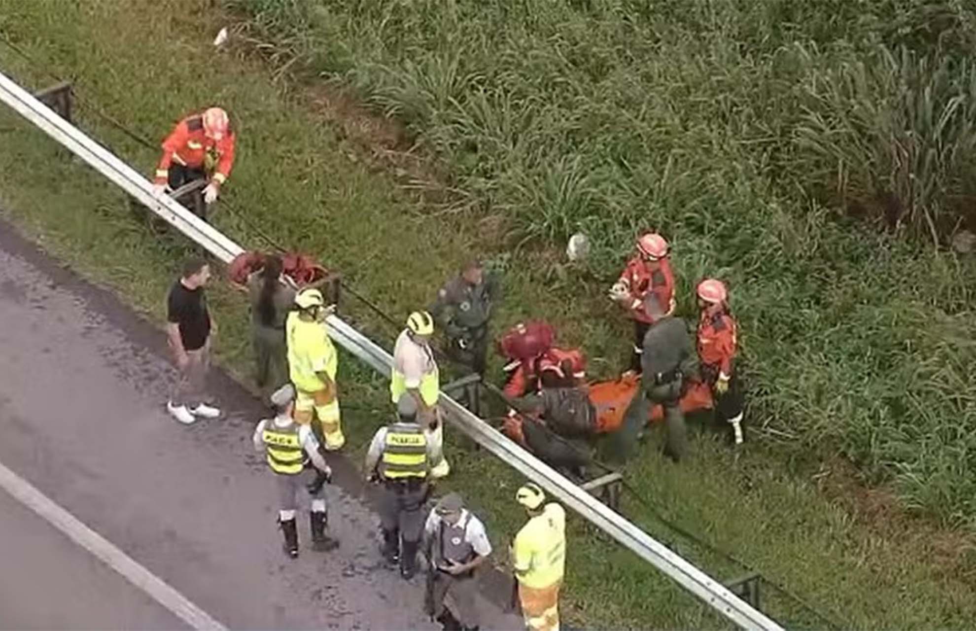 Veja quem eram os 4 ocupantes do helicóptero que caiu em Caieiras