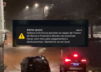 Caieiras recebe ‘alerta severo’ da Defesa Civil pela 1ª vez