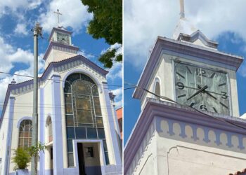 Caieirenses criam “vakinha” para restaurar o relógio da Igreja Matriz Santo Antônio