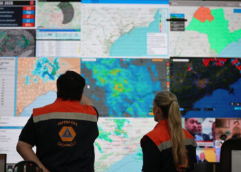 Defesa Civil Estadual emite alerta para chuvas fortes nesta quinta (24) e sexta-feira (25)